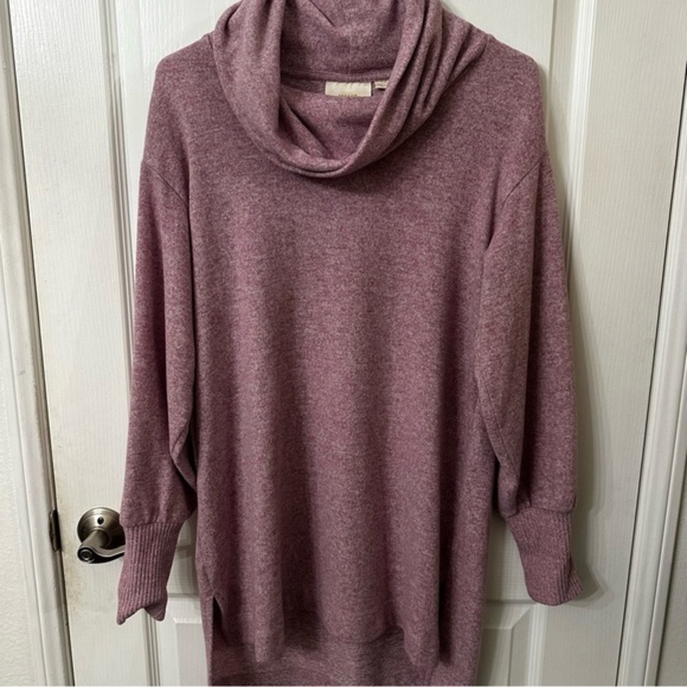 Maeve by Anthropologie knit cowl neck tunic sweater, size xsmall.